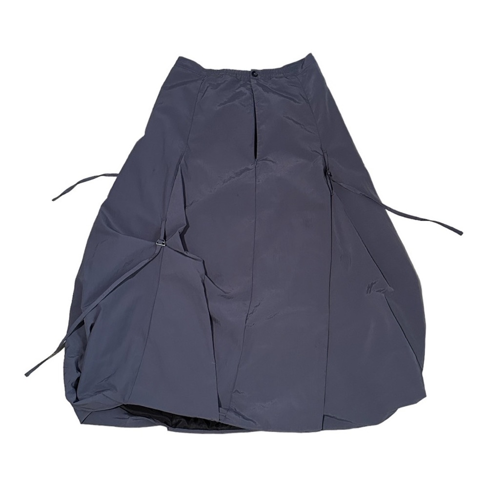 Vintage Asymmetrical Hanna for La Journee Grey Tactical Strap Gorpcore Skirt